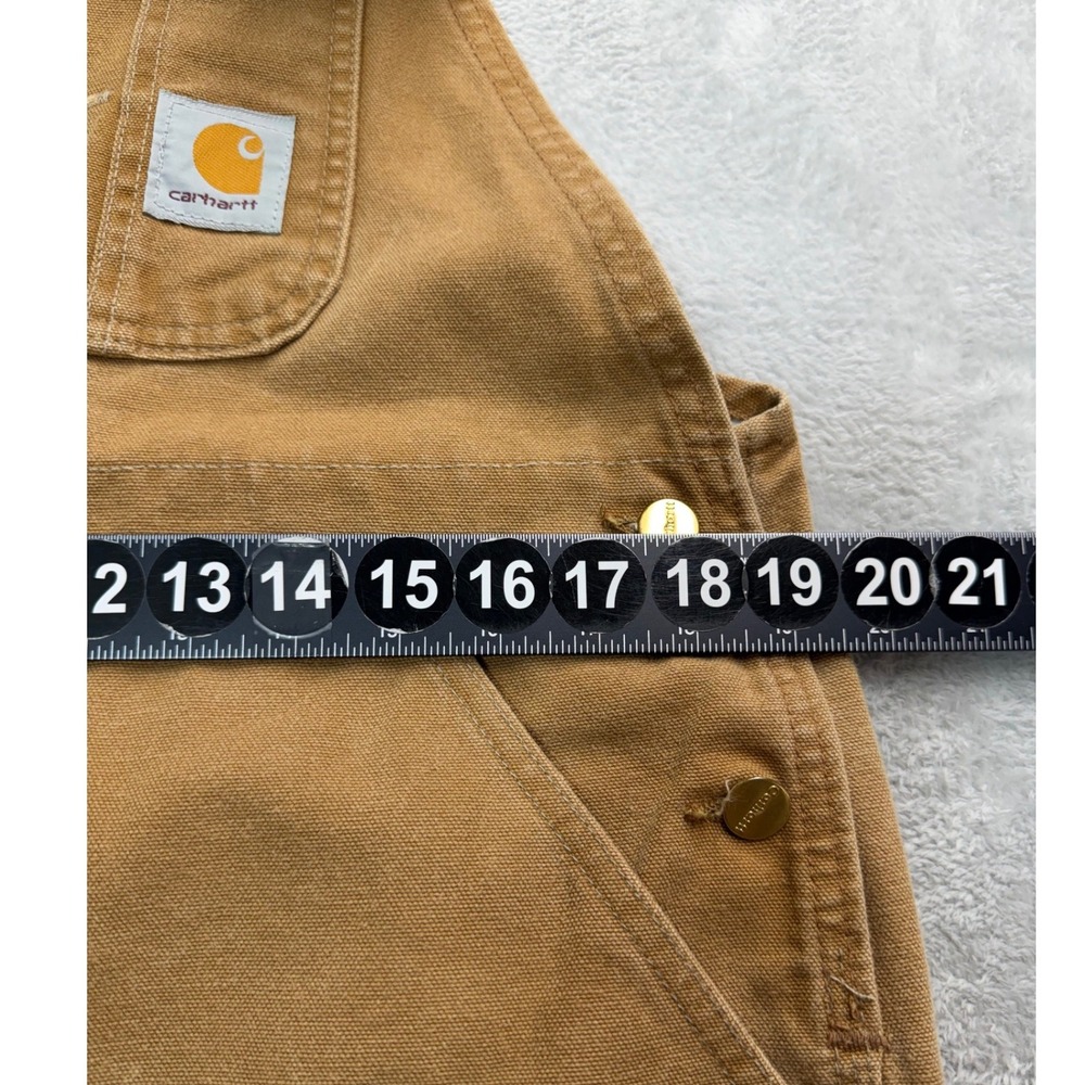 Carhartt Brown Duck Canvas Overalls - Picture 5 of 16